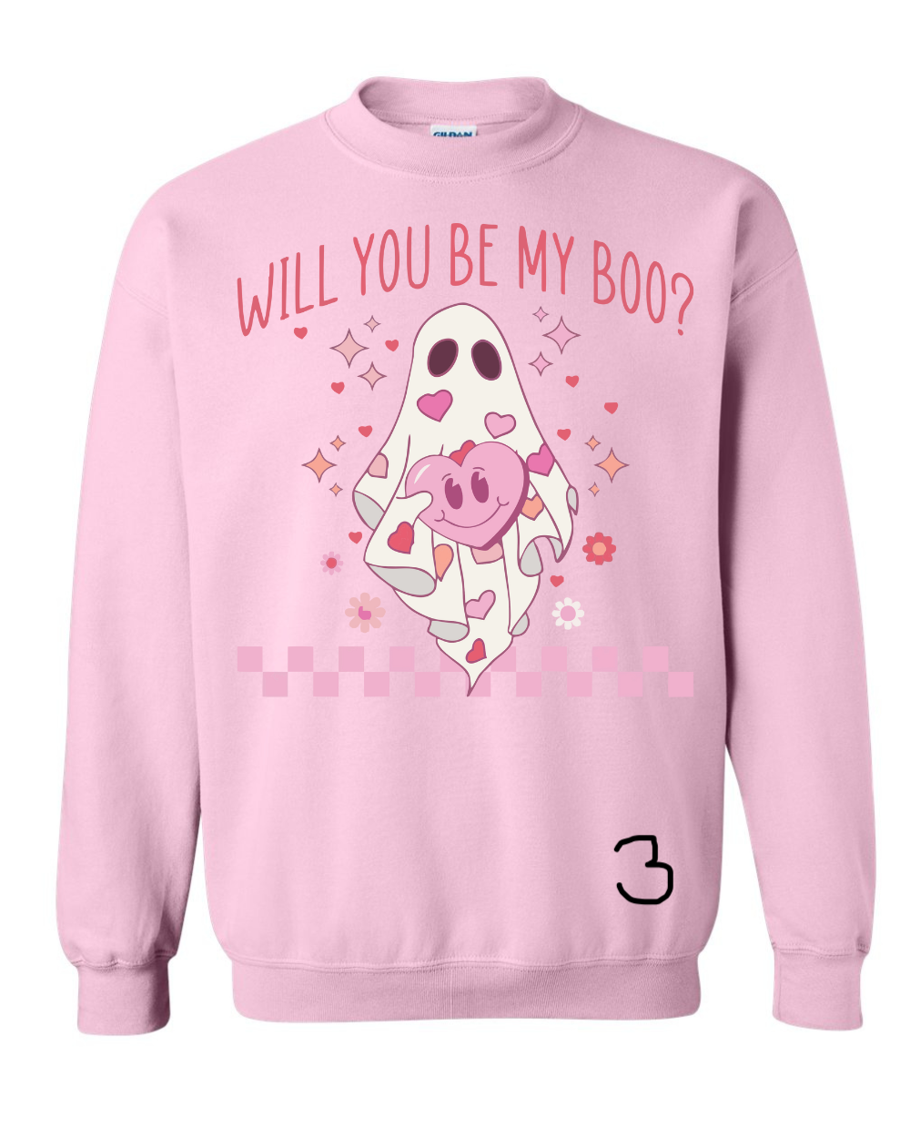 Spring time Boo-Jee Ghost and Mushroom Sweatshirts