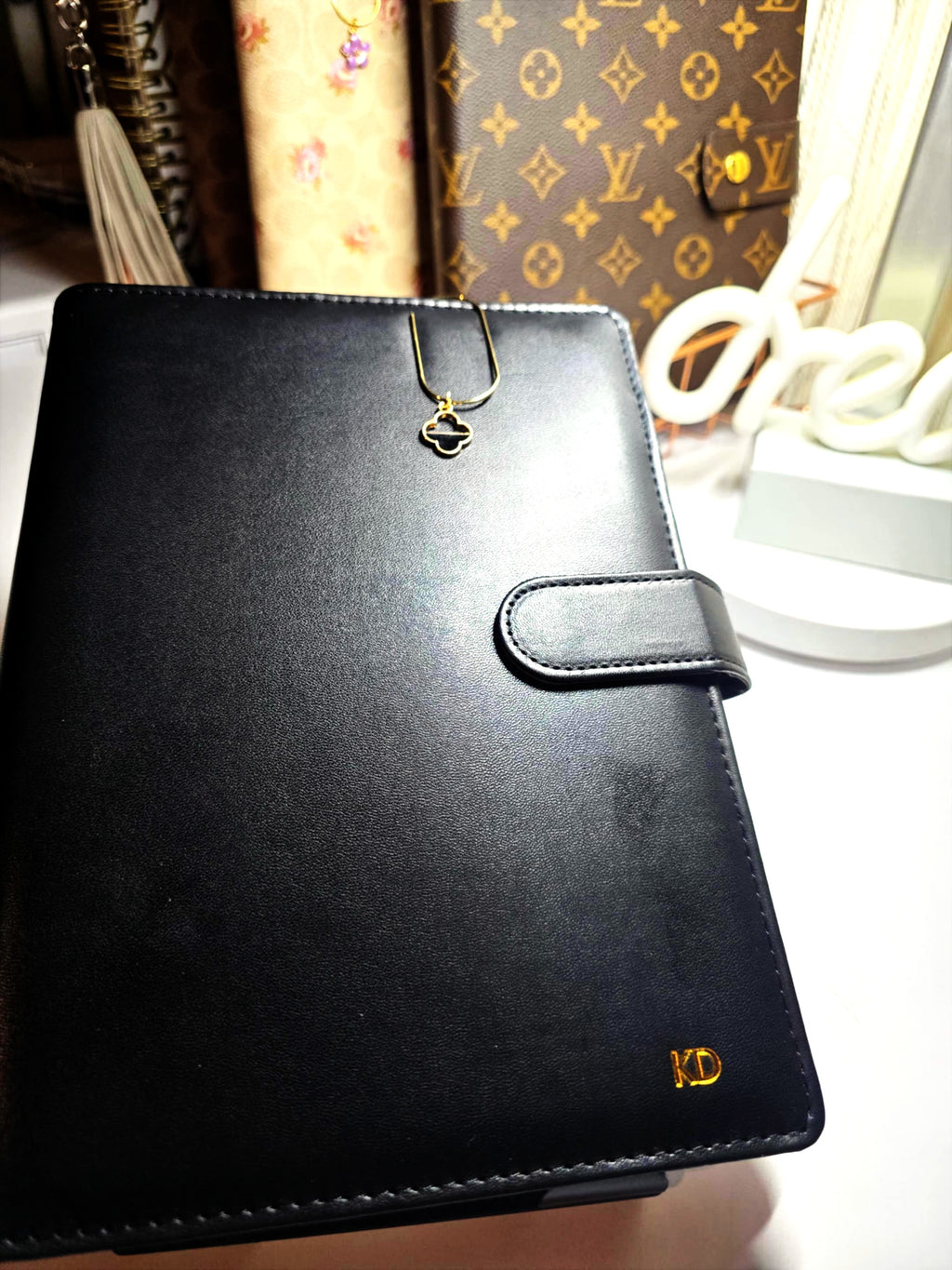 Gold Charm Paper Clip Bookmark