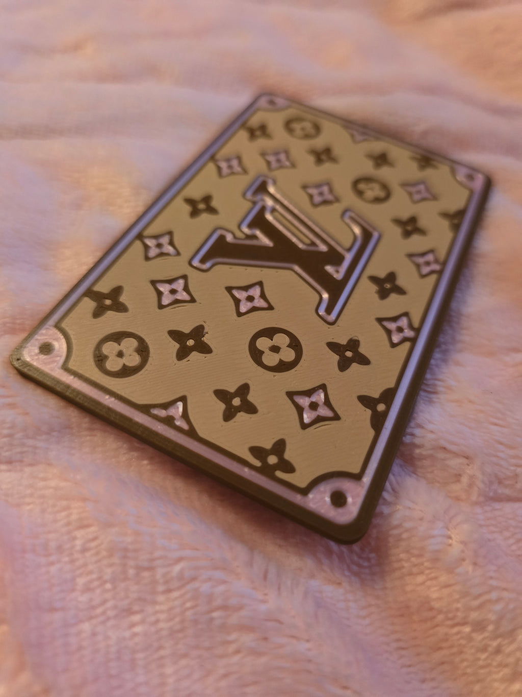 LV PINK CARD HOLDER