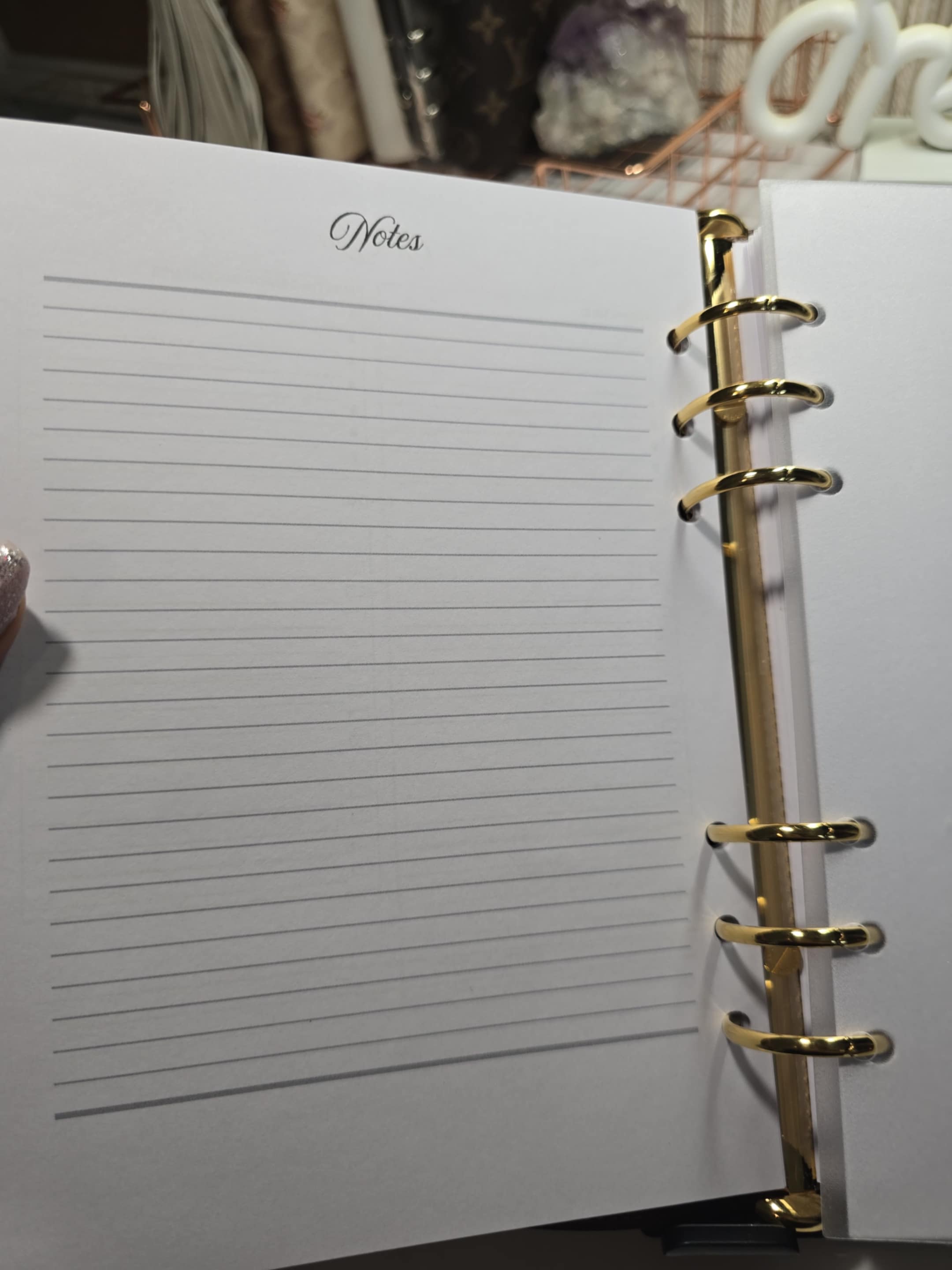 Minimal 2026 A5 Planner Inserts