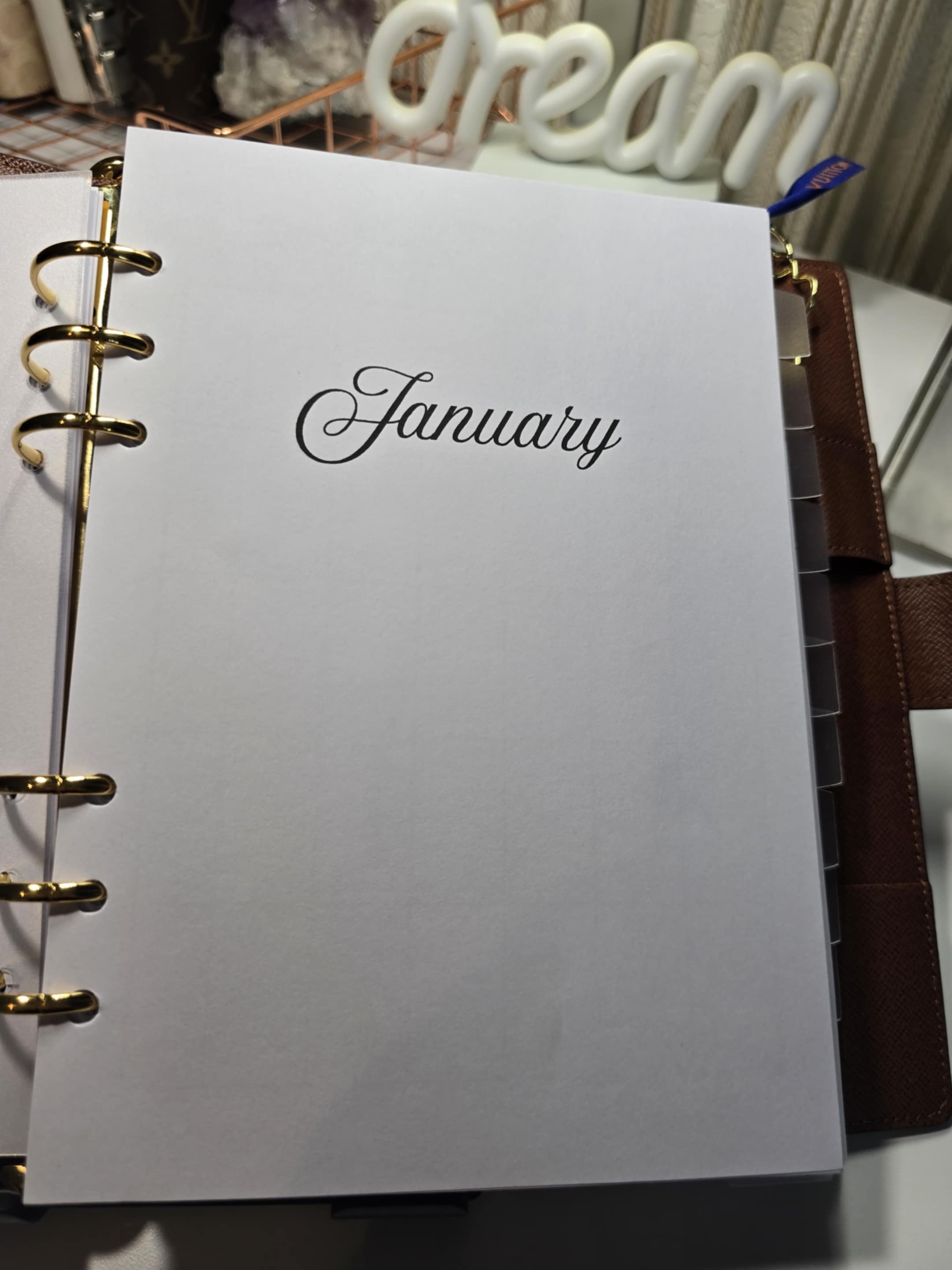 Minimal 2026 A5 Planner Inserts