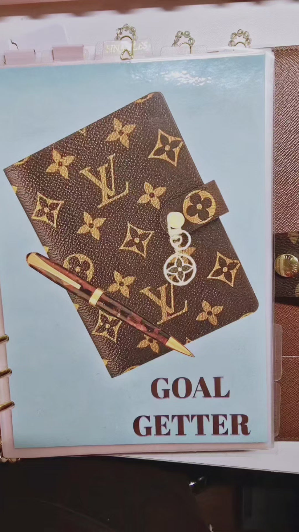 12 Dashboards A5 Slim for LV Agenda Cover and Coach Agenda