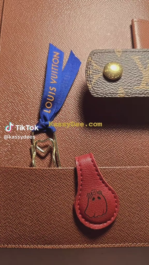 Bookmark Magnetic Vegan Leather Personalized