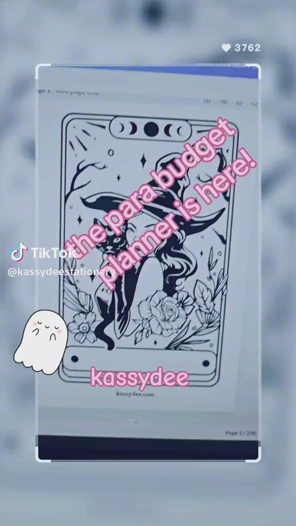 Boo-Jee Budget Planner- Printable