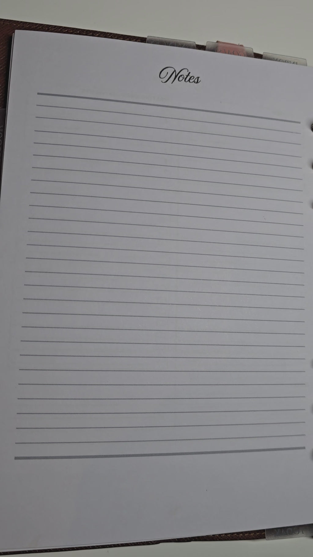 Daily and Notes Inserts