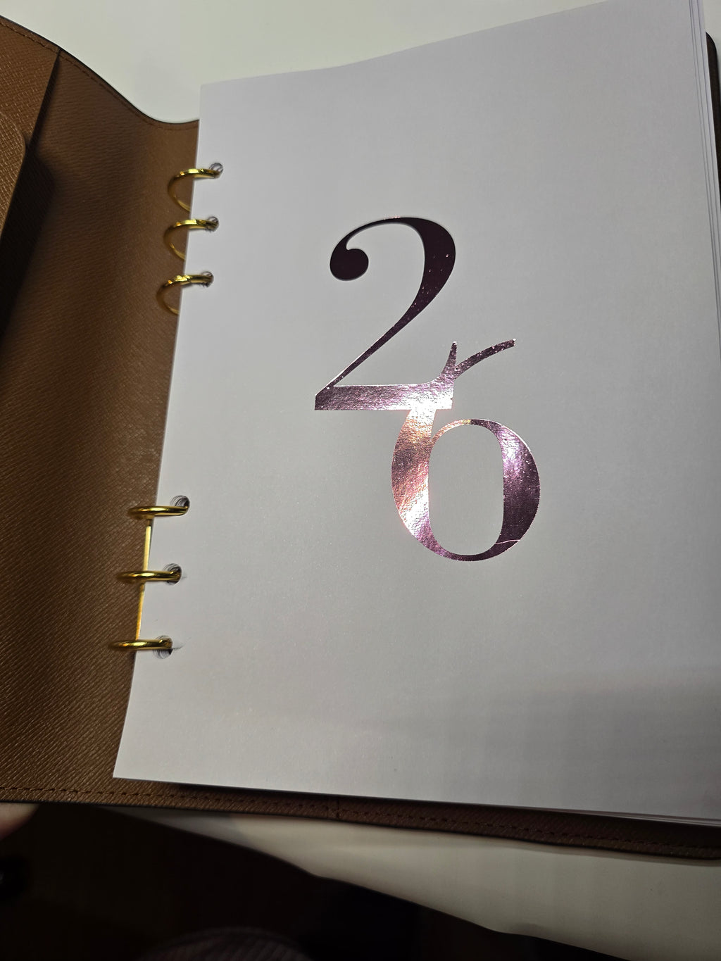 GOLD FOILED FRONT PAGE "26"