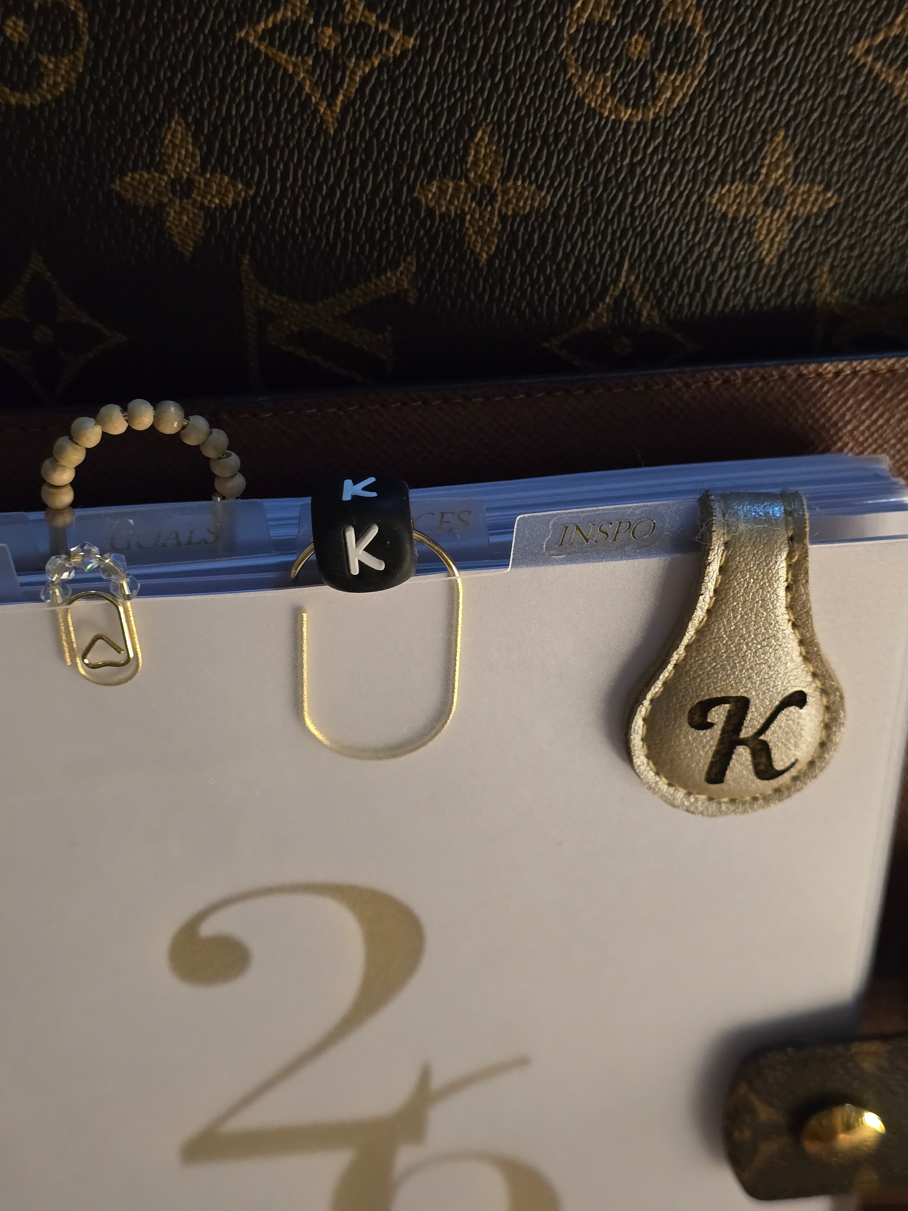 Crystal Mini Paper Clip Bookmark