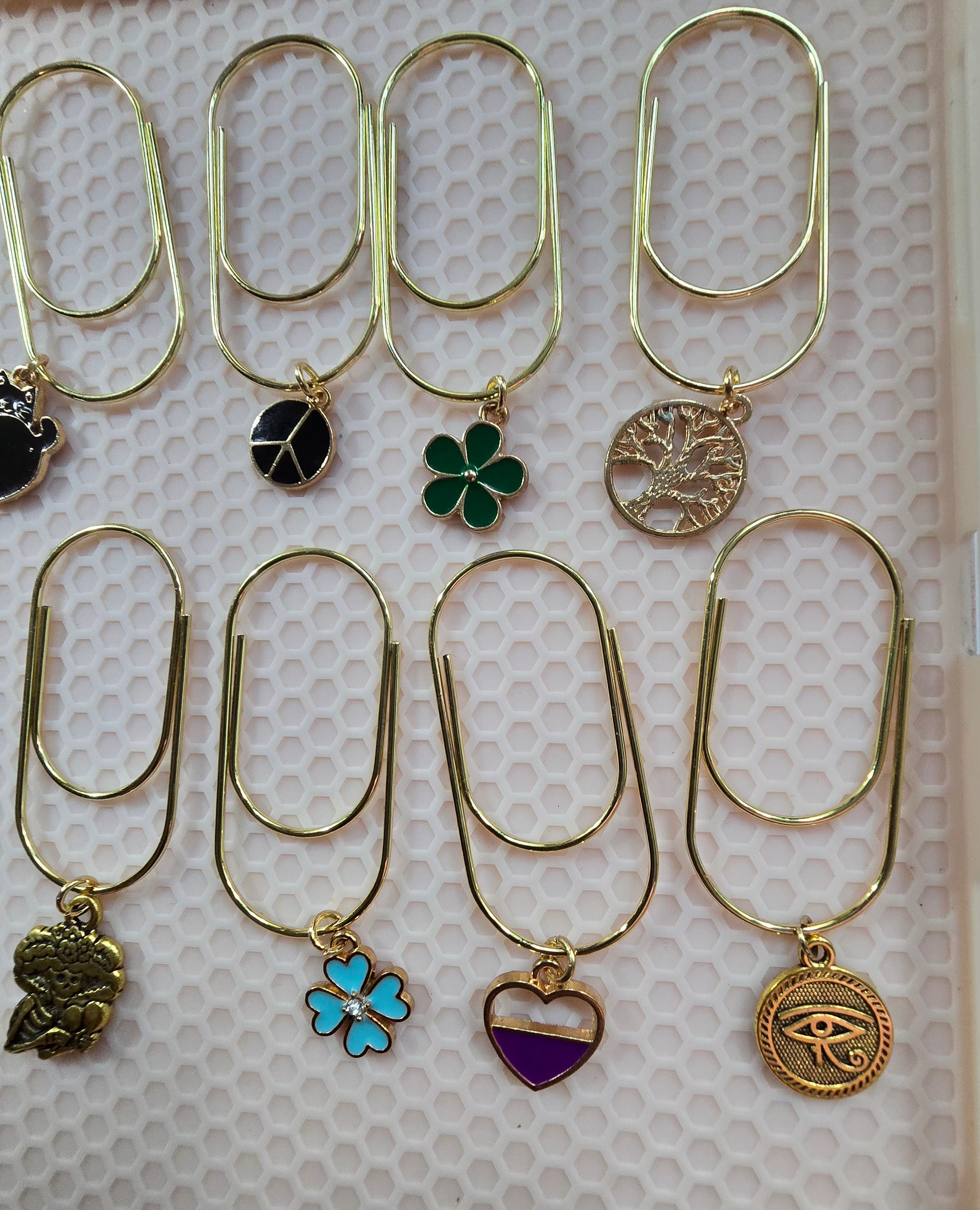 Charm Paper Clip Bookmark