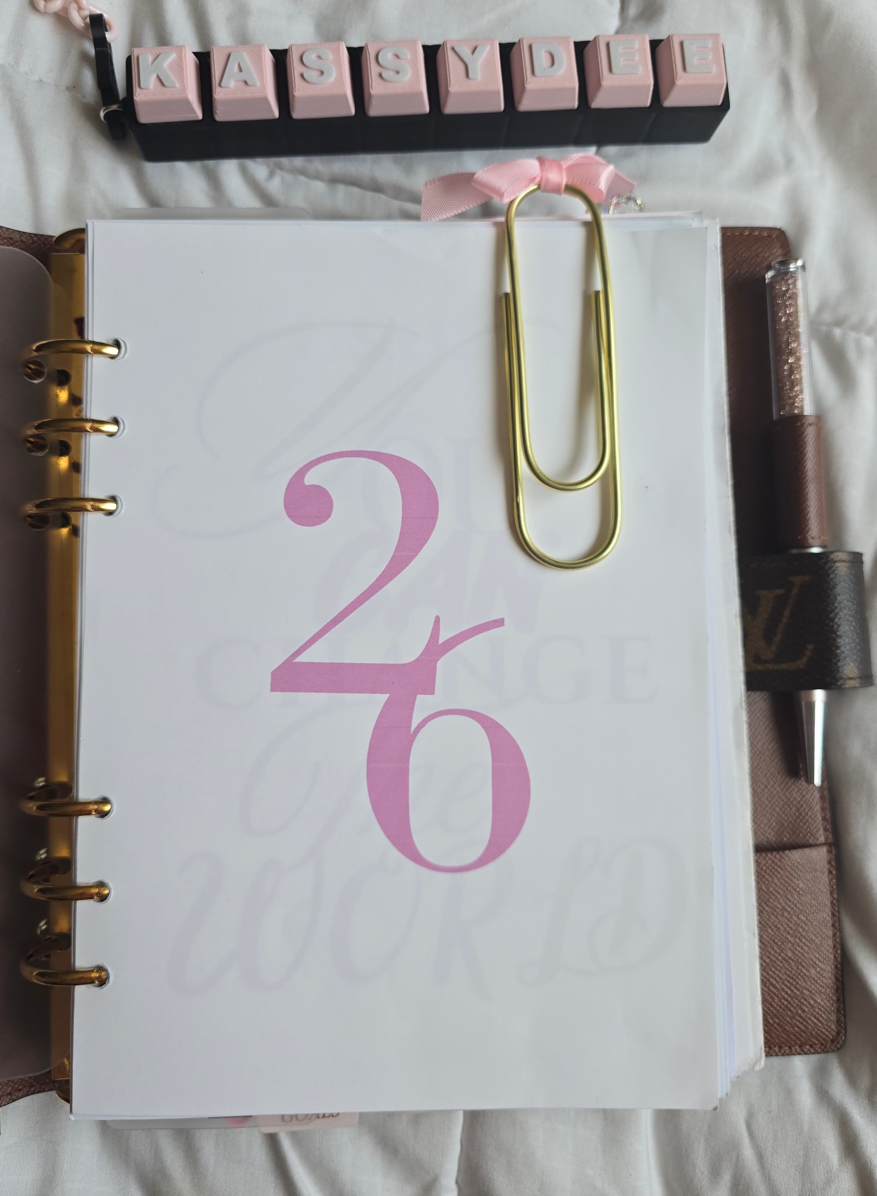 A5 PINK Planner Inserts (GM) Standard Kit