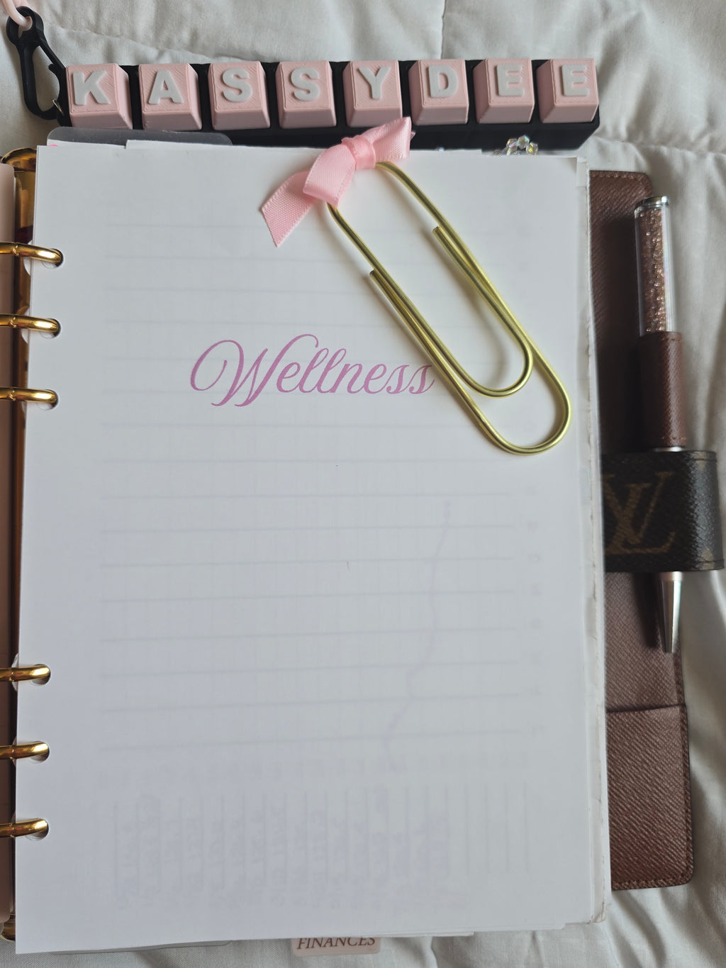 A5 PINK Planner Inserts (GM) Standard Kit