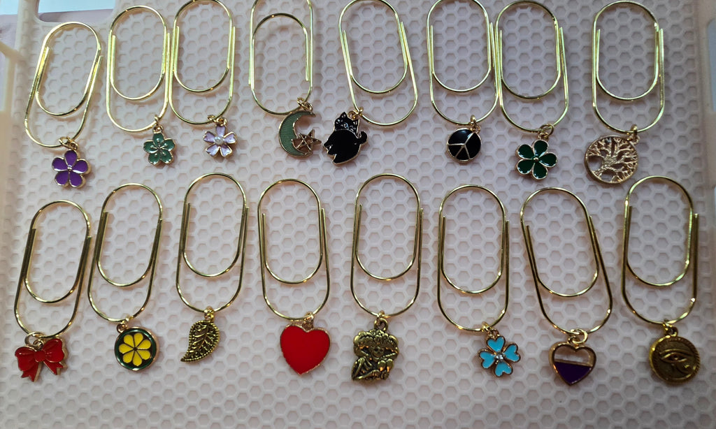 Charm Paper Clip Bookmark