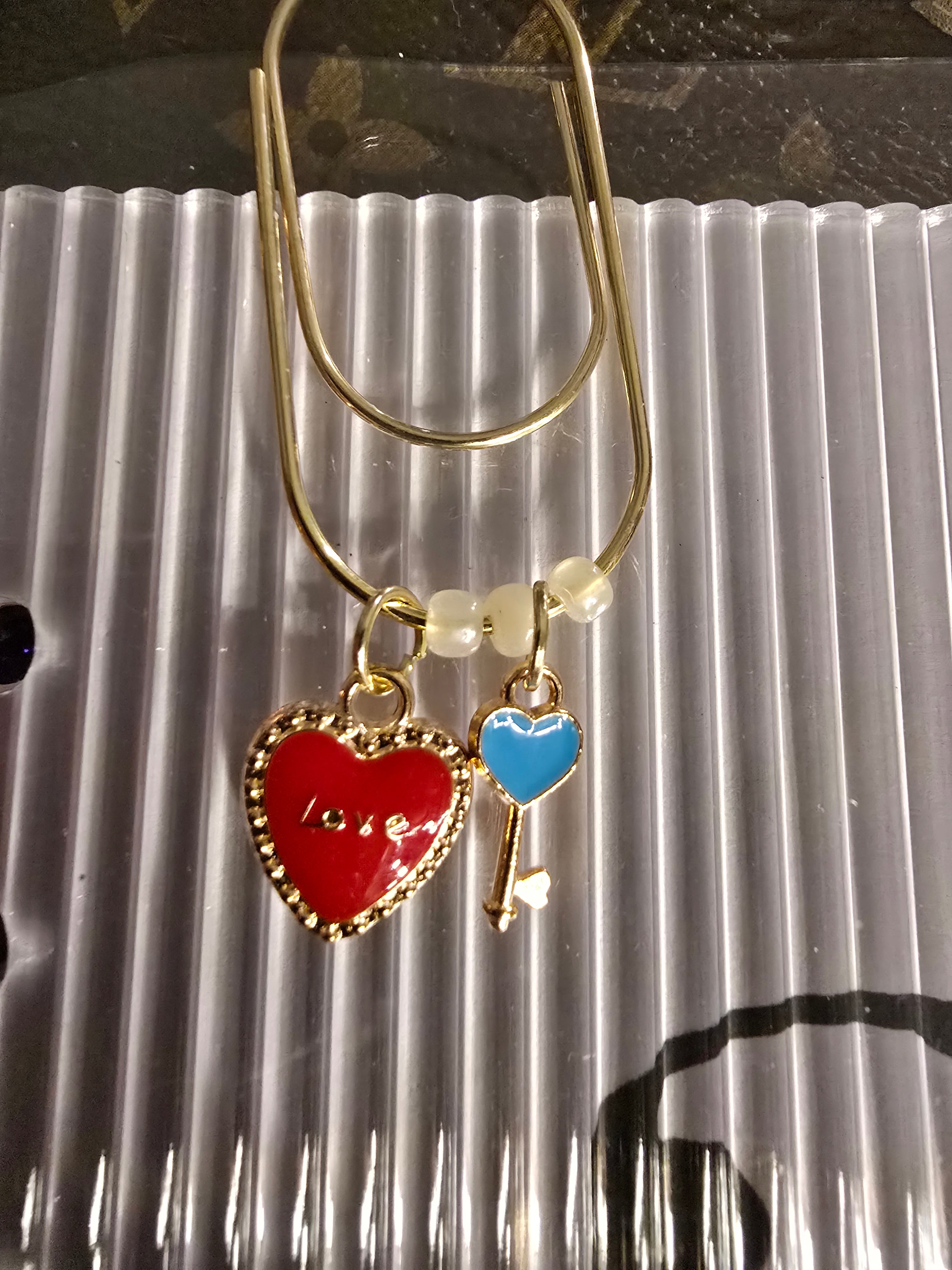 Charm Paper Clip Bookmark