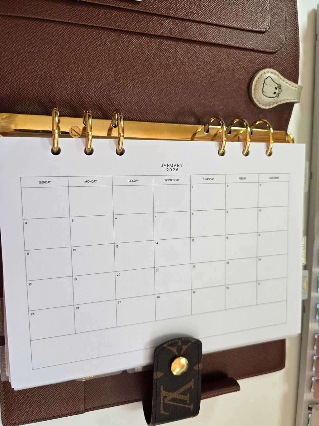 2026 Dated Inserts A5 Landscape