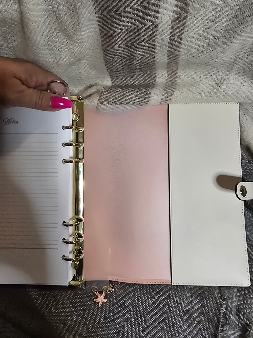 Full spine ring Insert for Coach Agenda or LV GM Cover Agenda