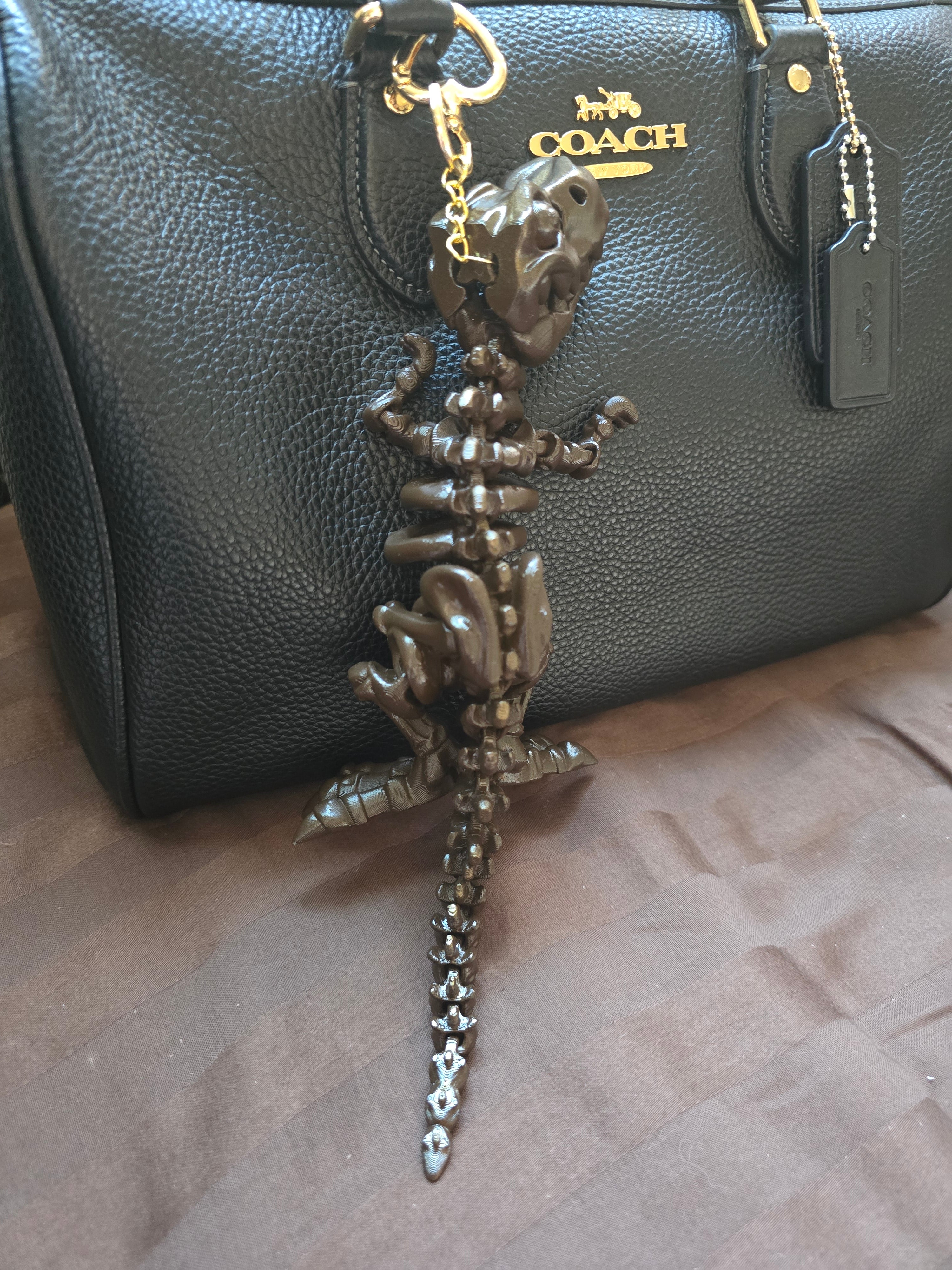Dinosaur Keychain Charm
