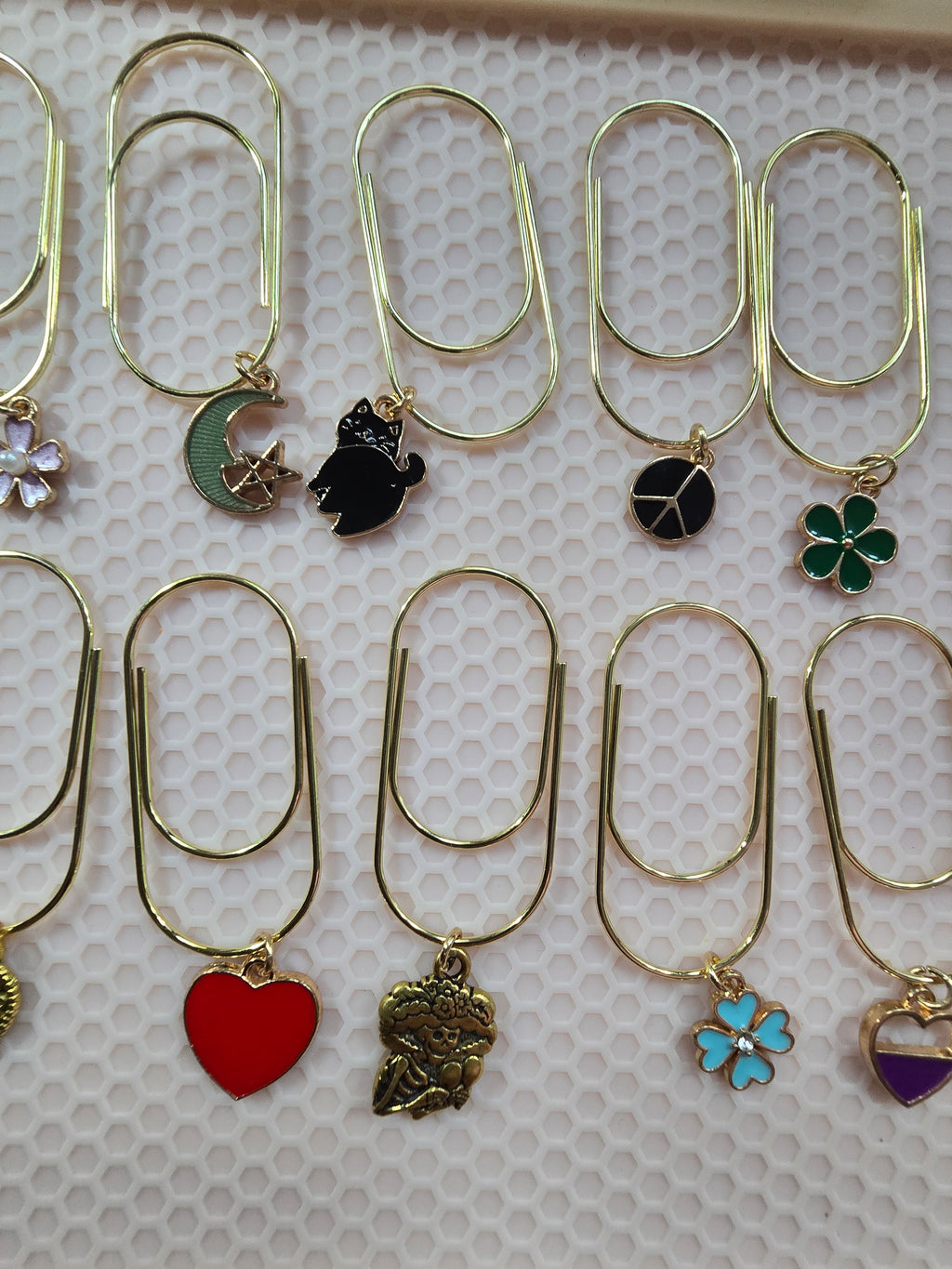 Charm Paper Clip Bookmark