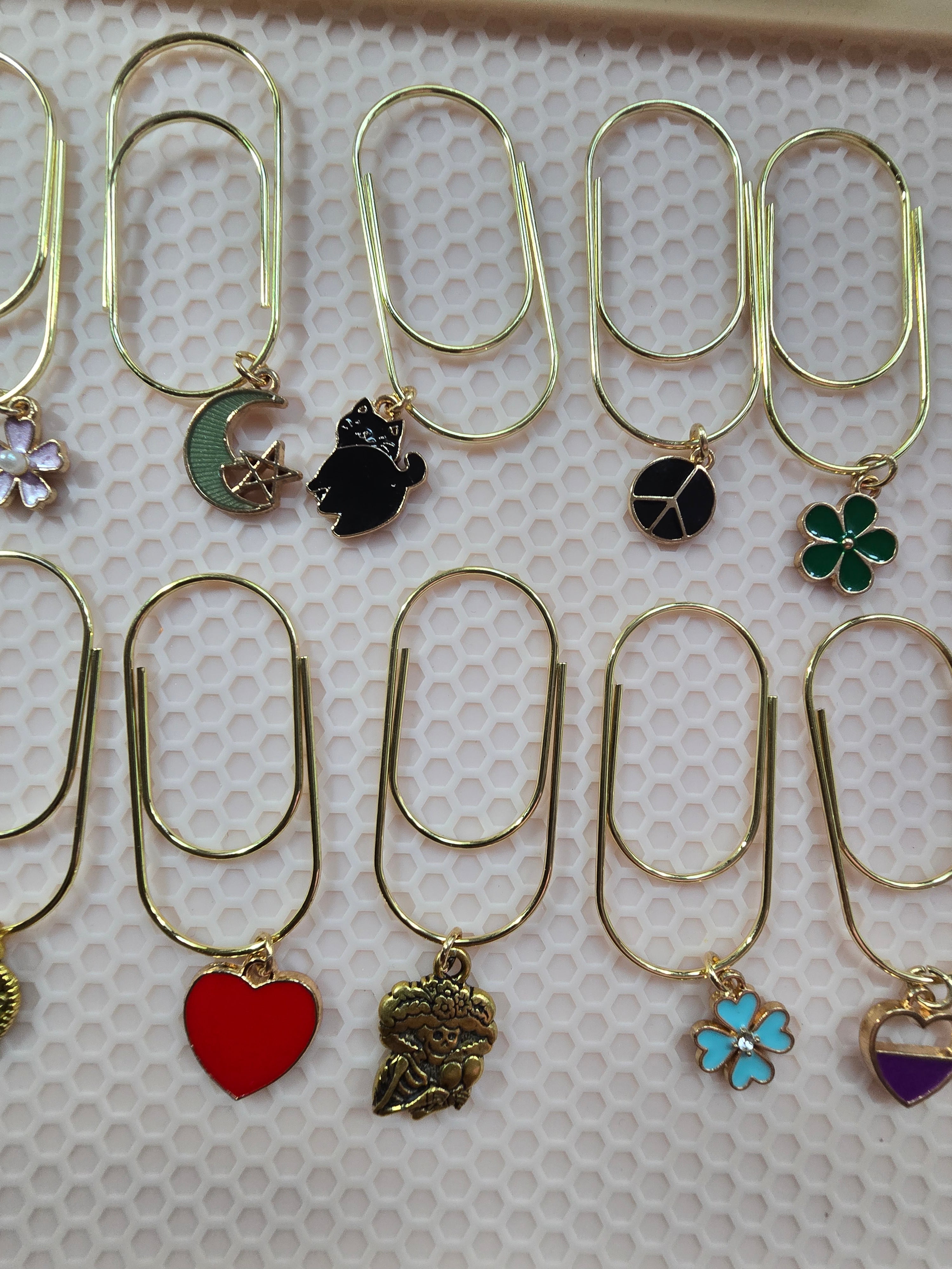 Charm Paper Clip Bookmark