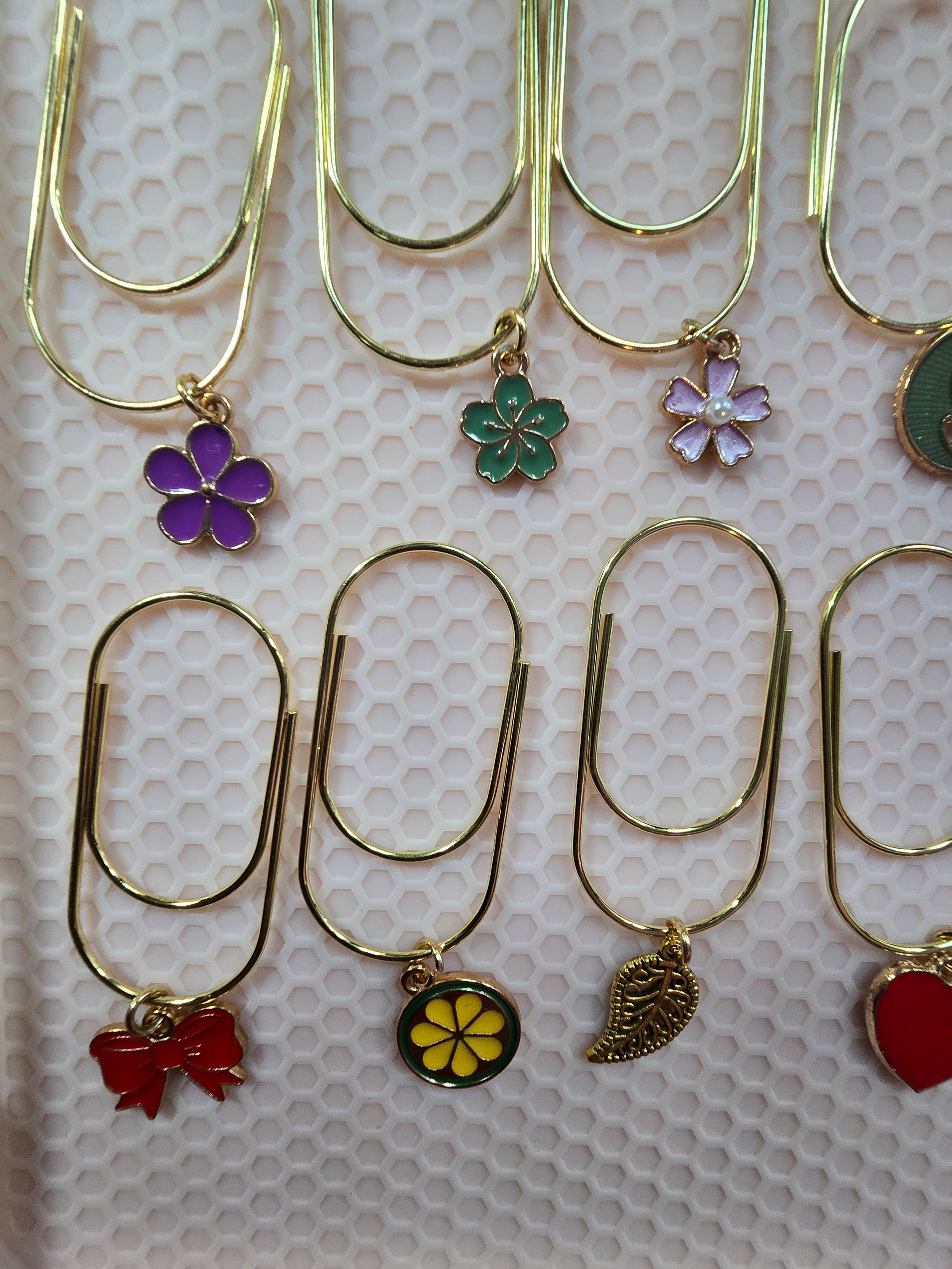Charm Paper Clip Bookmark