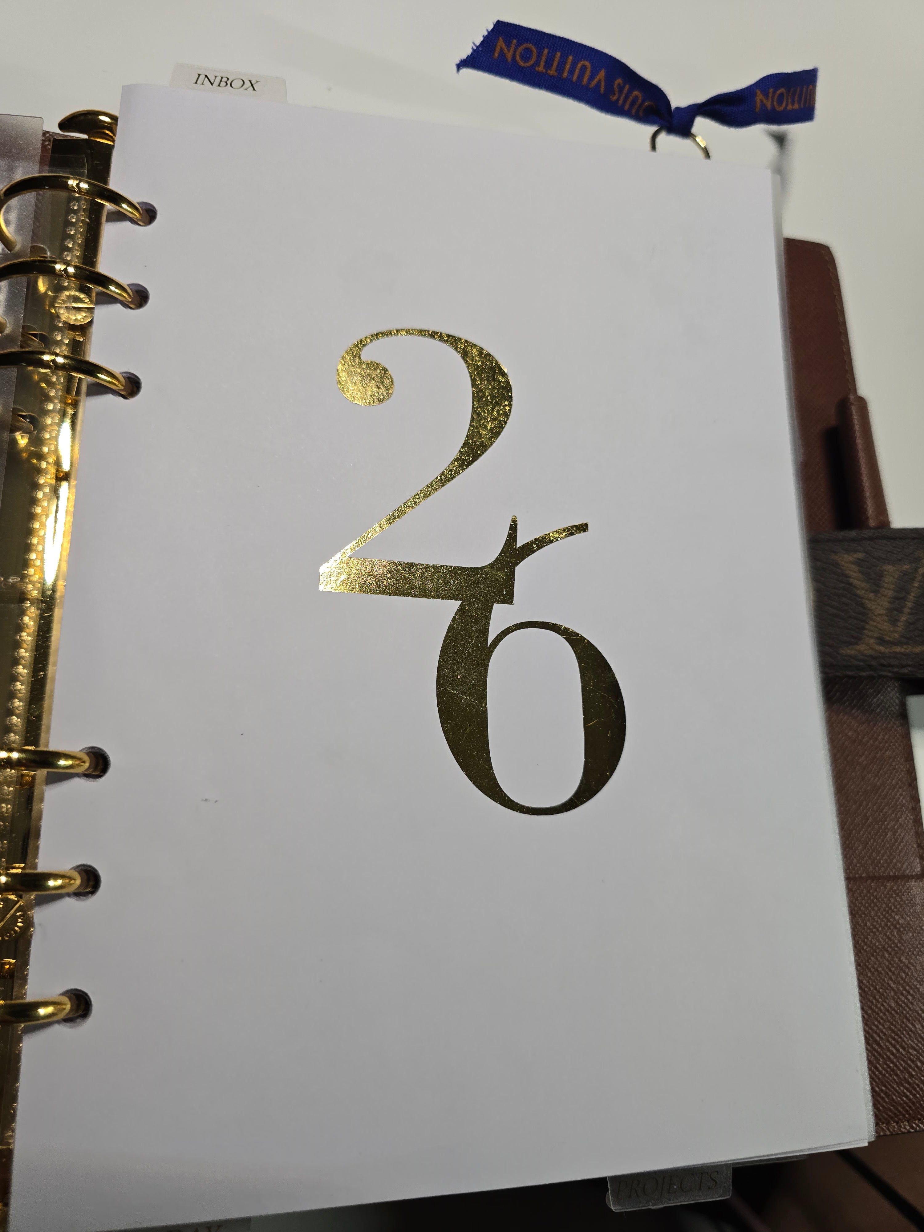 GOLD FOILED "26"