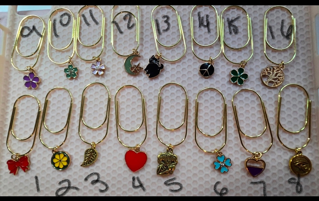 Charm Paper Clip Bookmark