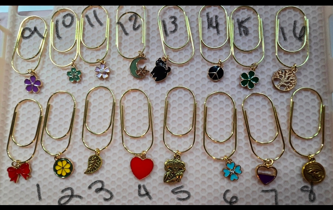 Charm Paper Clip Bookmark