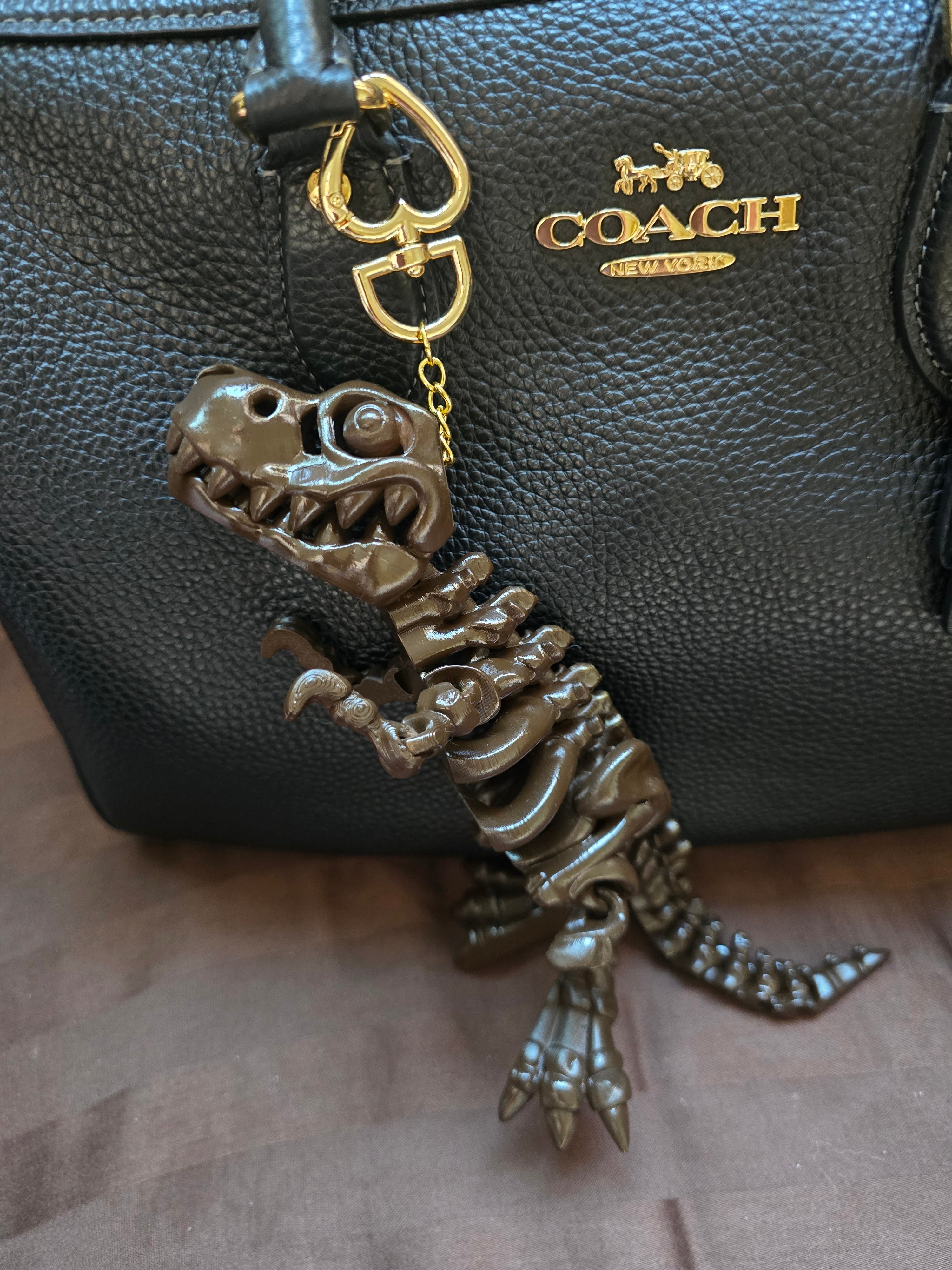 Dinosaur Keychain Charm