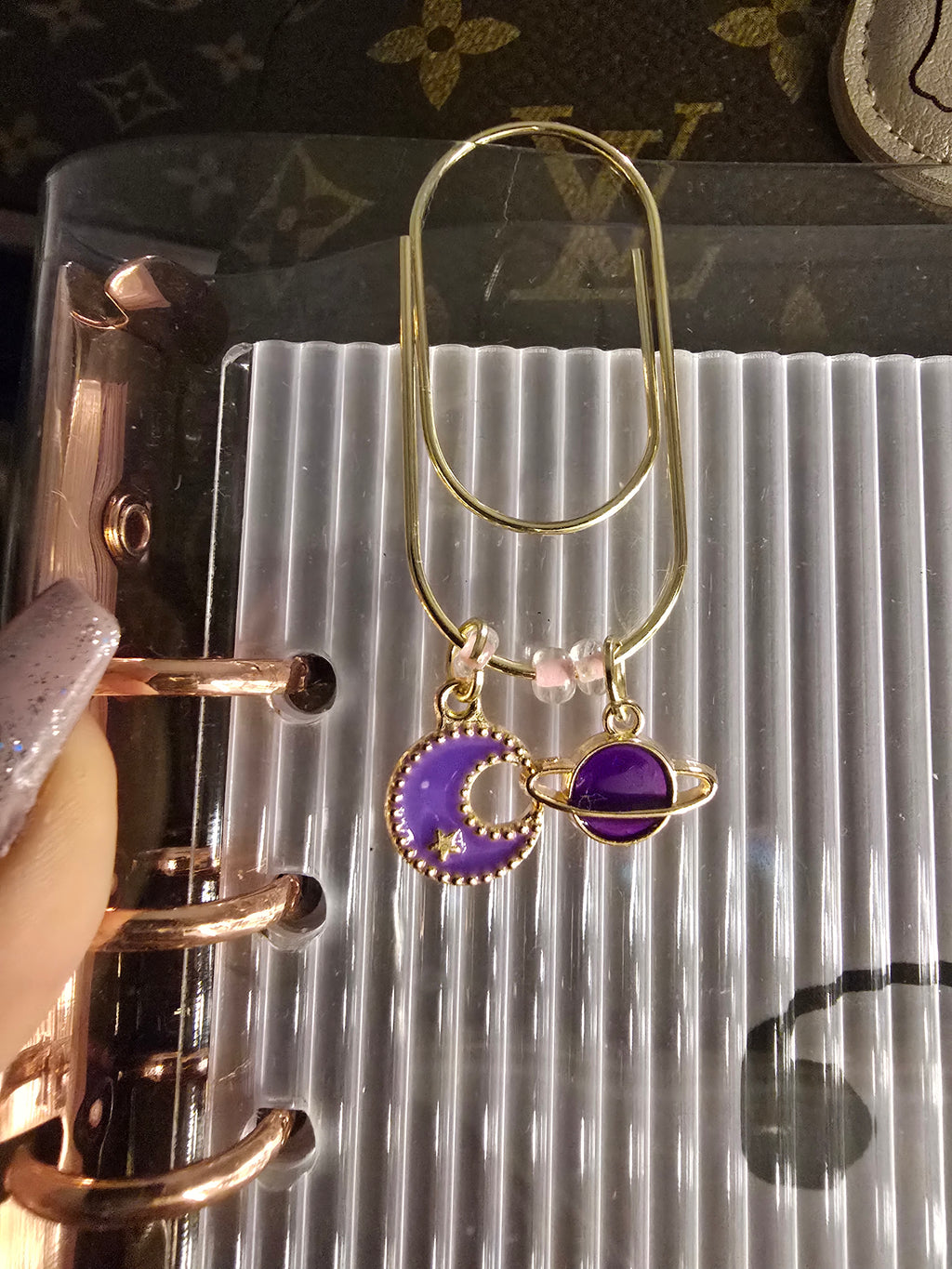 Charm Paper Clip Bookmark