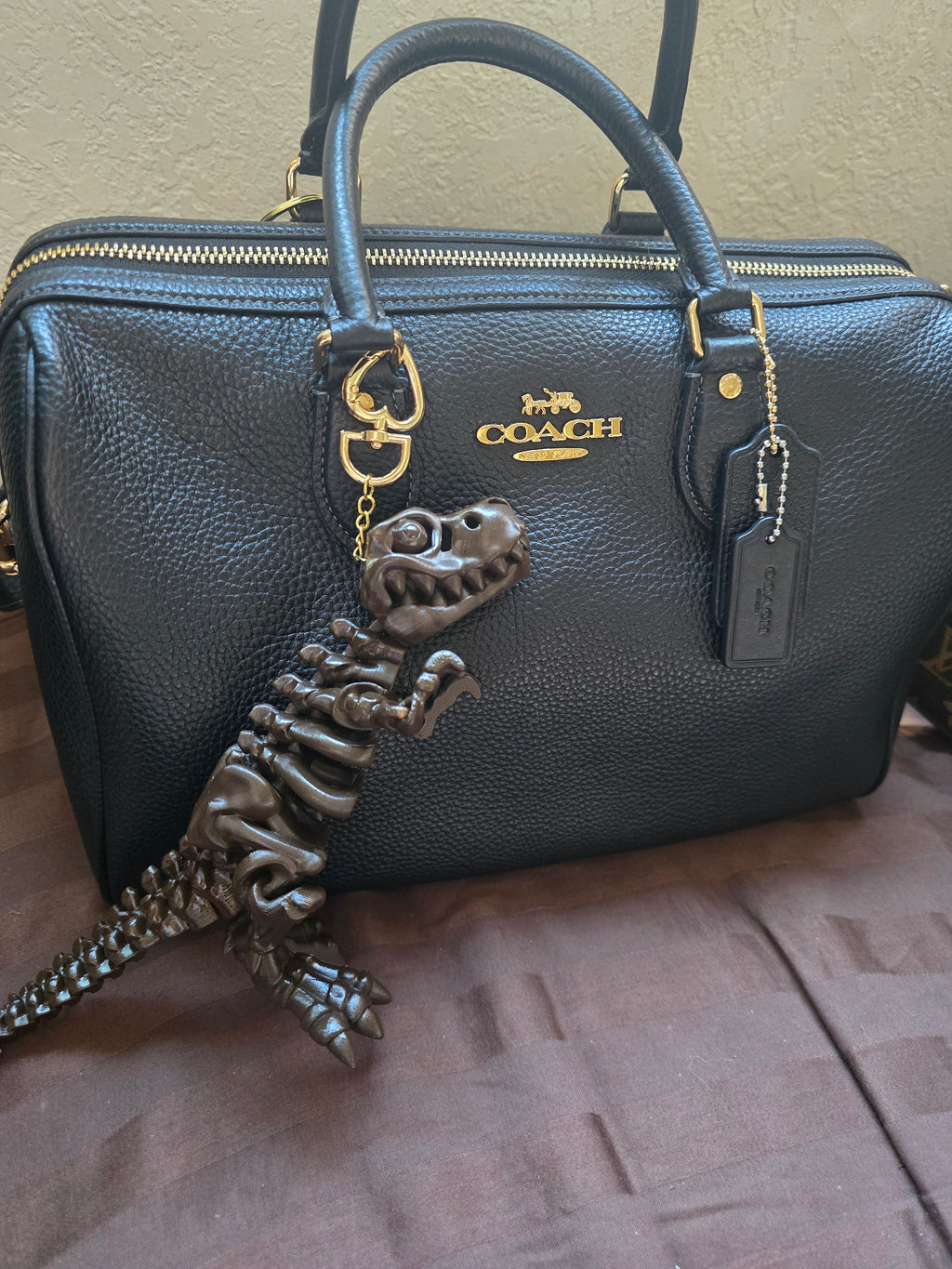 Dinosaur Keychain Charm