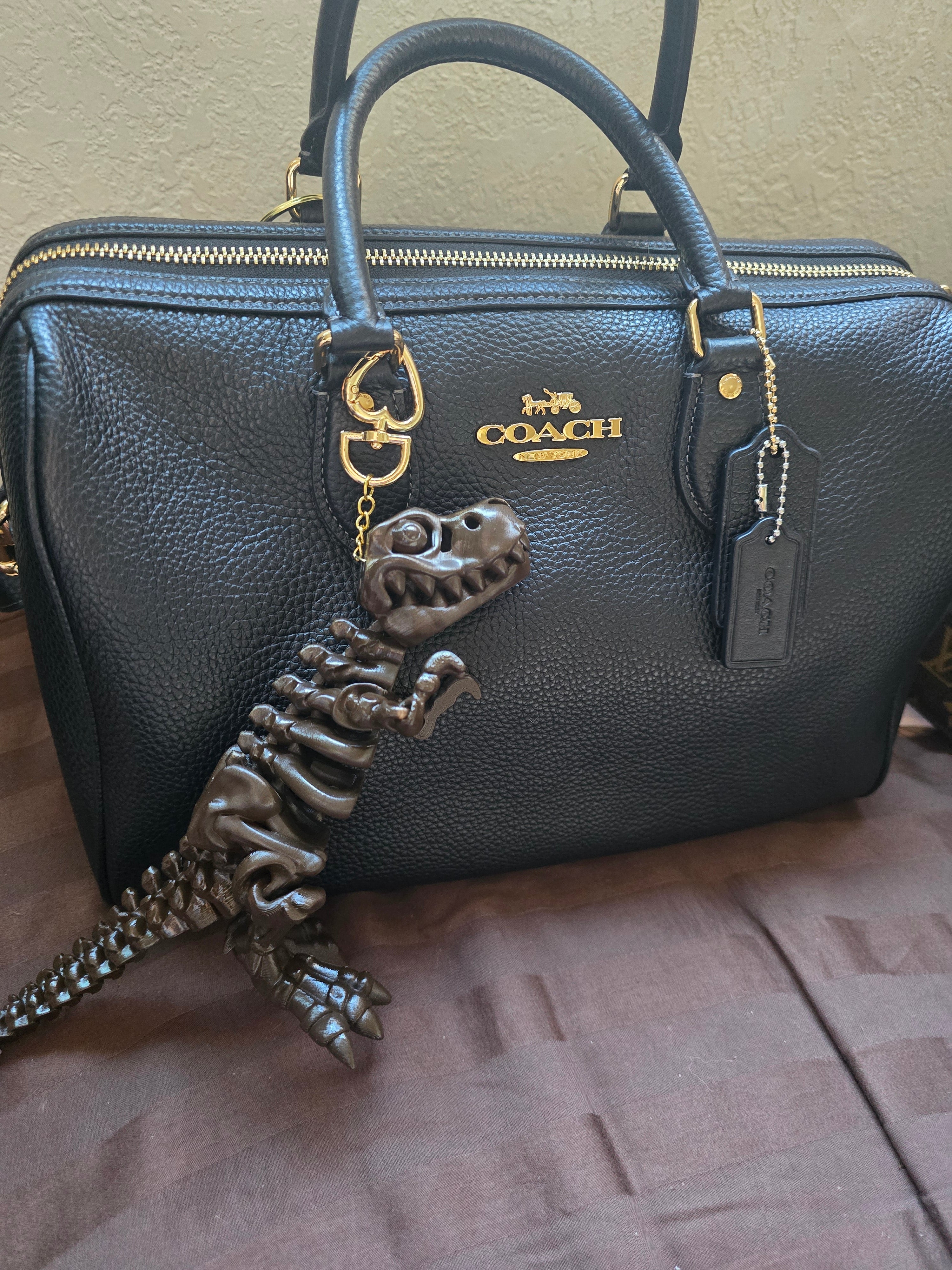 Dinosaur Keychain Charm
