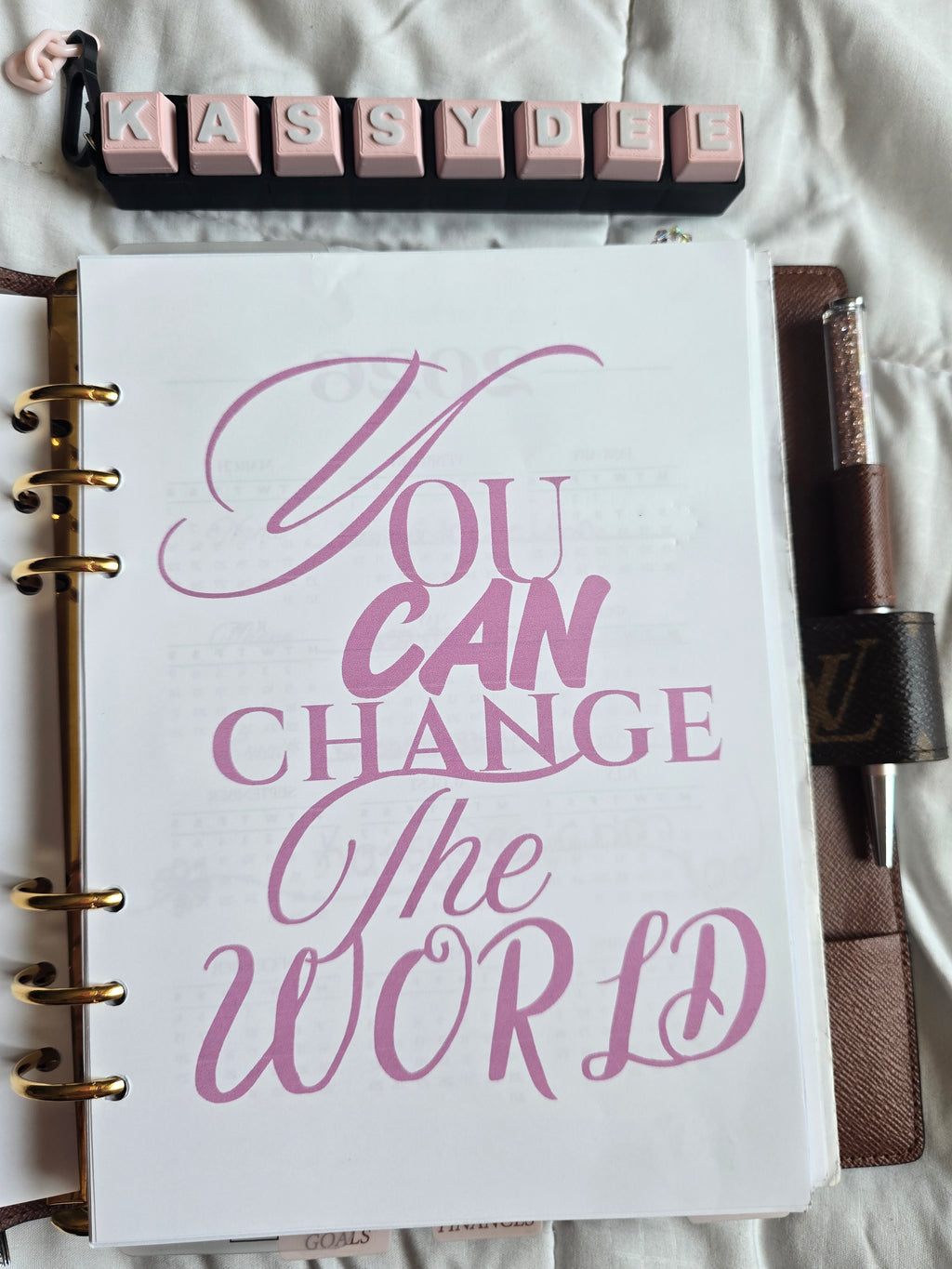 A5 PINK Planner Inserts (GM) Standard Kit