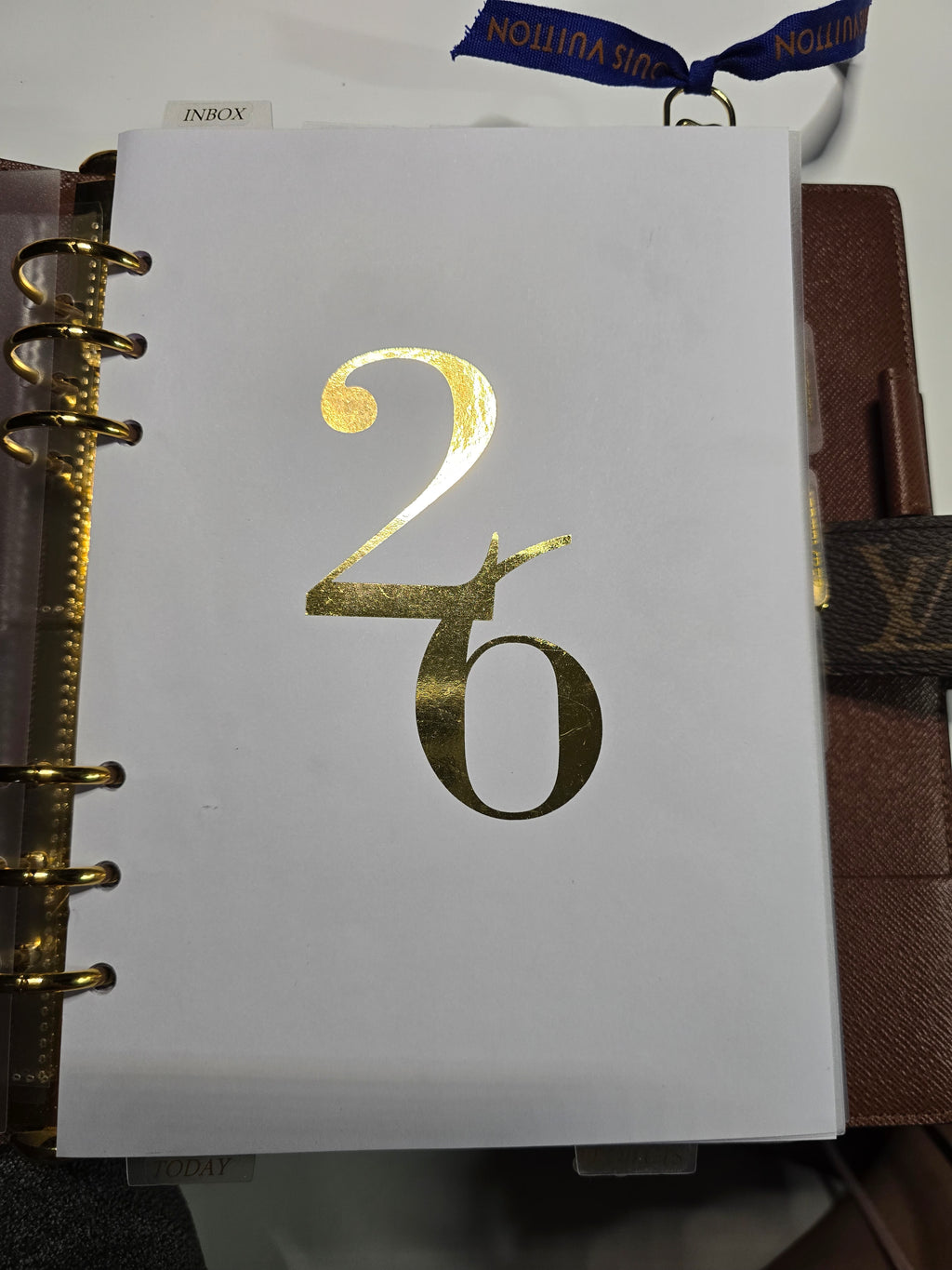 GOLD FOILED "26"