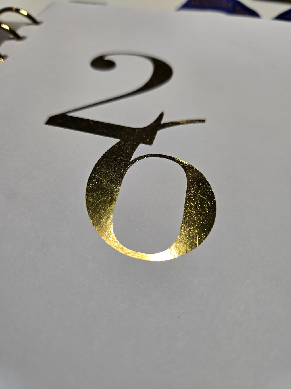 GOLD FOILED "26"