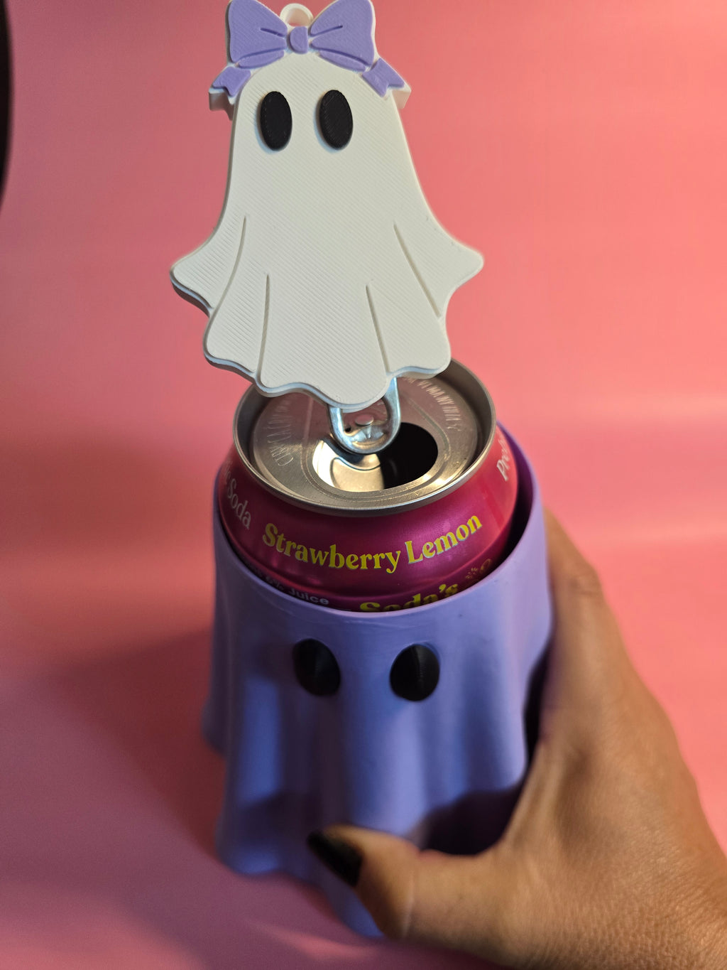 GHOSTIE CUP HOLDER & CAN OPENER SET