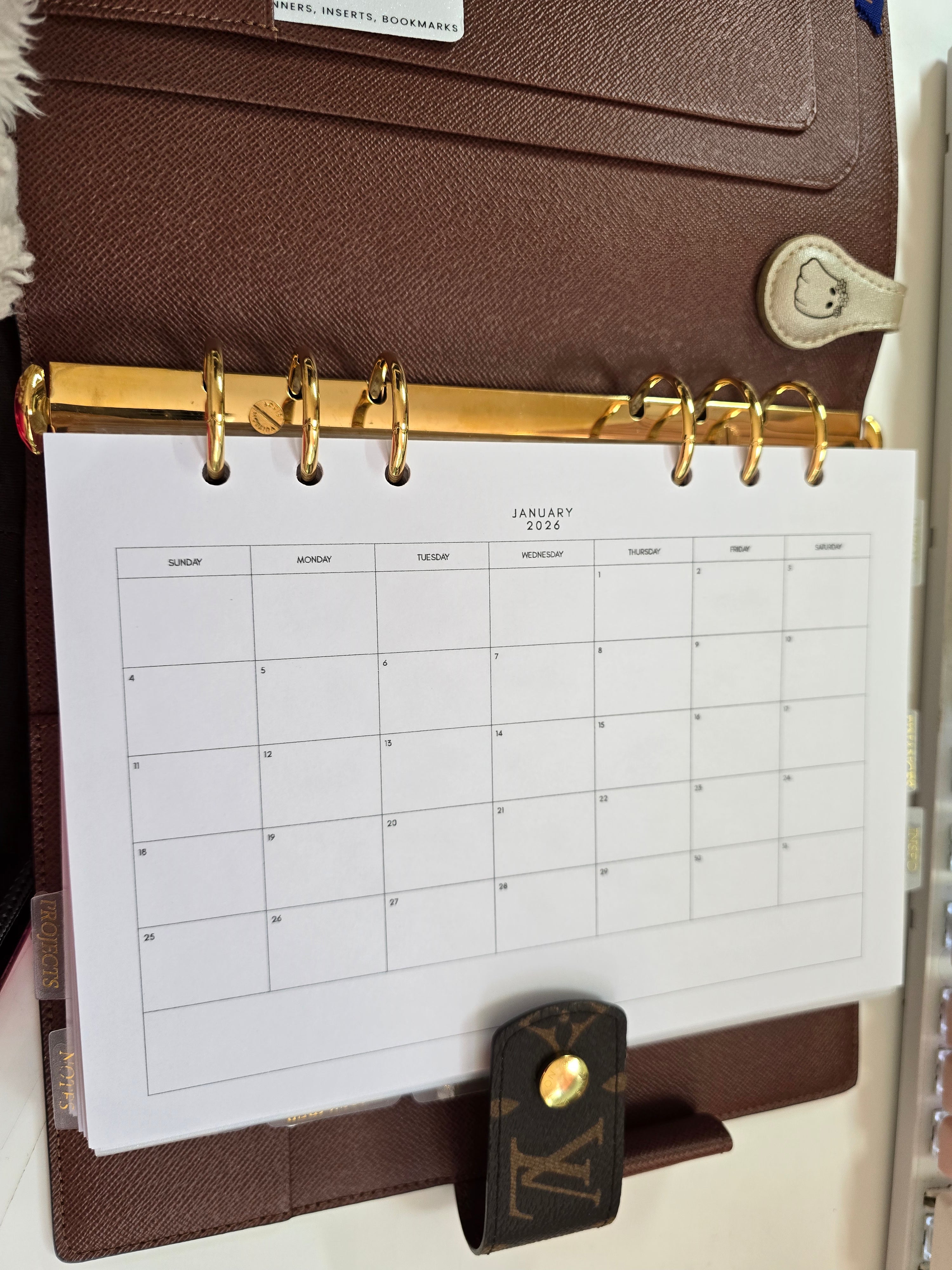 2026 Dated Inserts A5 Landscape