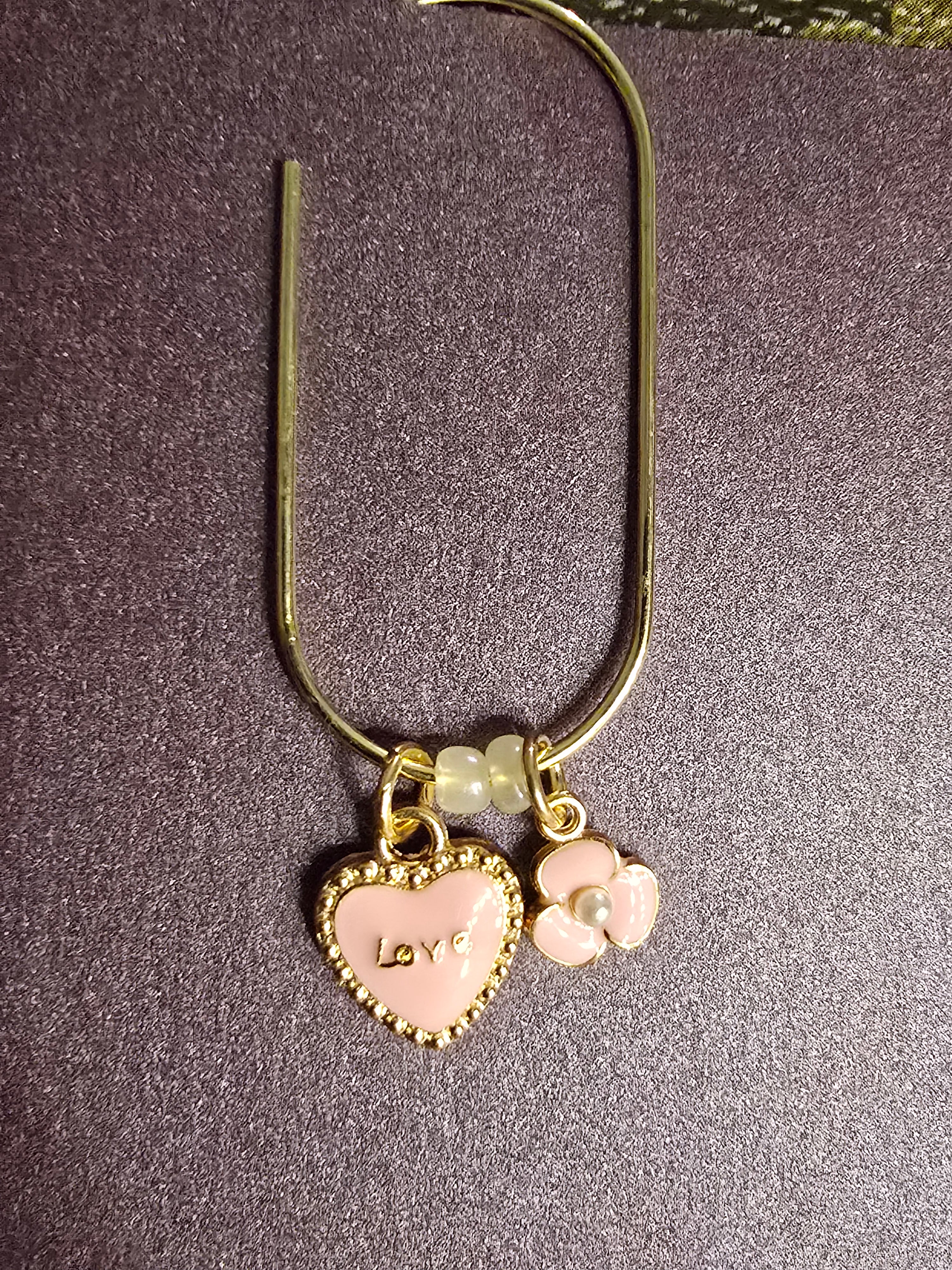 Charm Paper Clip Bookmark