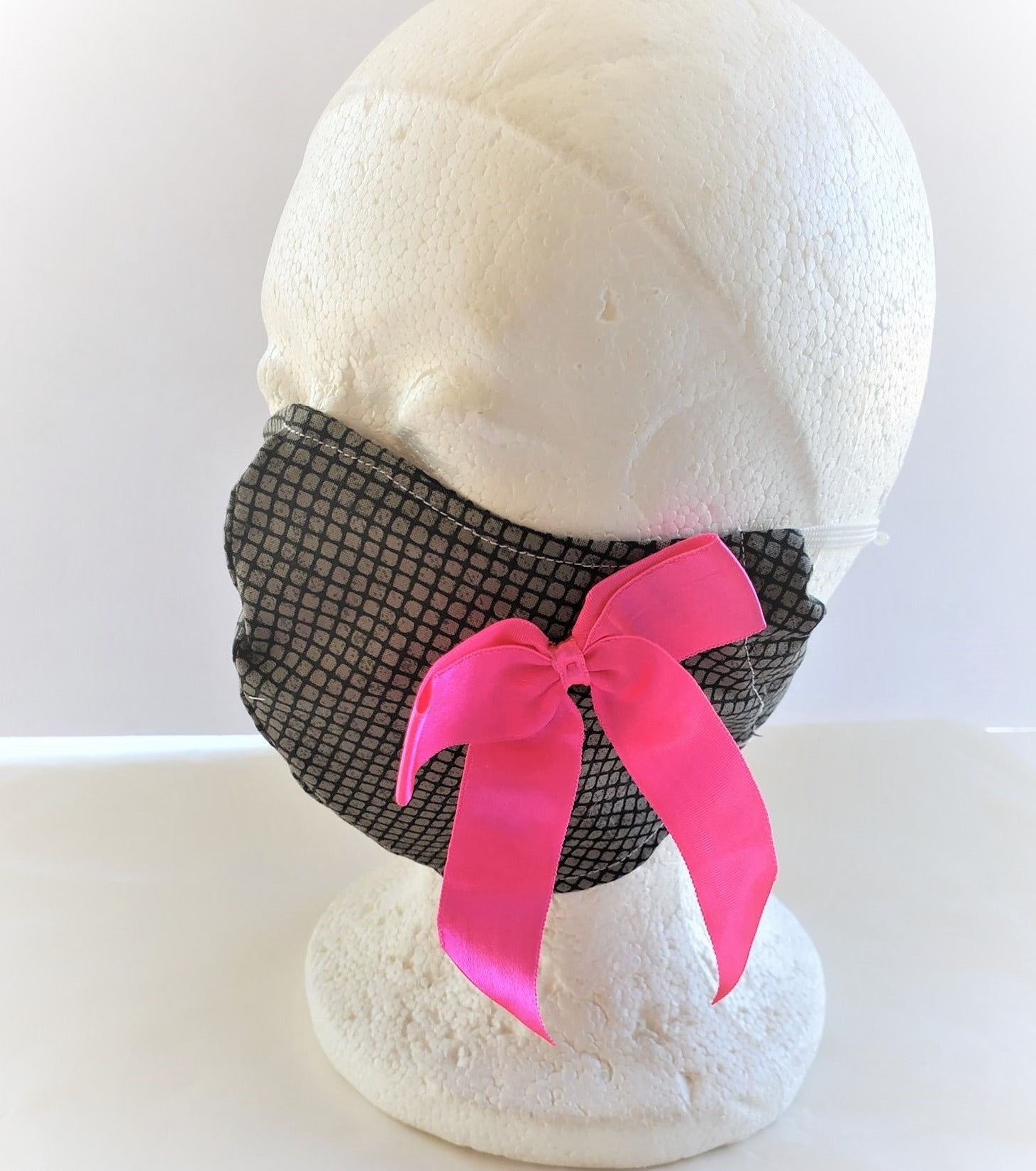 Pink Bow Cotton Mask