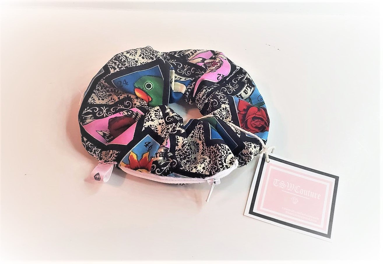 LOTERIA ZIPPER SCRUNCHY WITH ZIPPER TALL