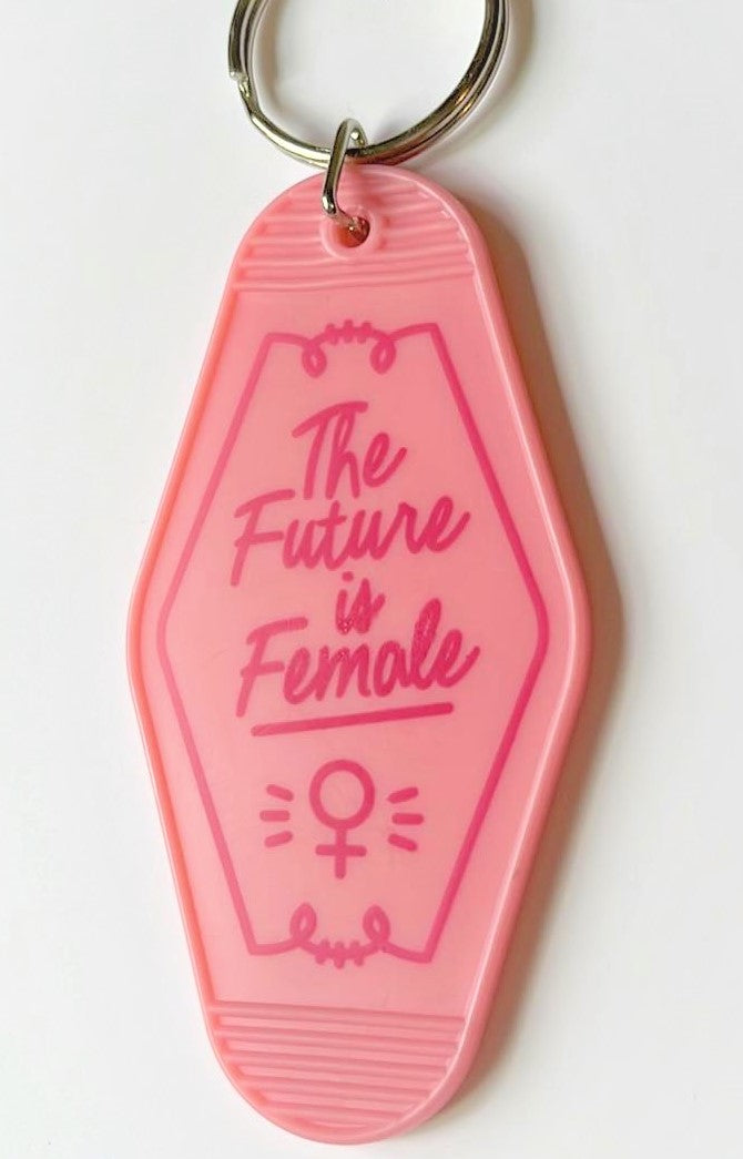 Living The Dream Motel vintage keychain