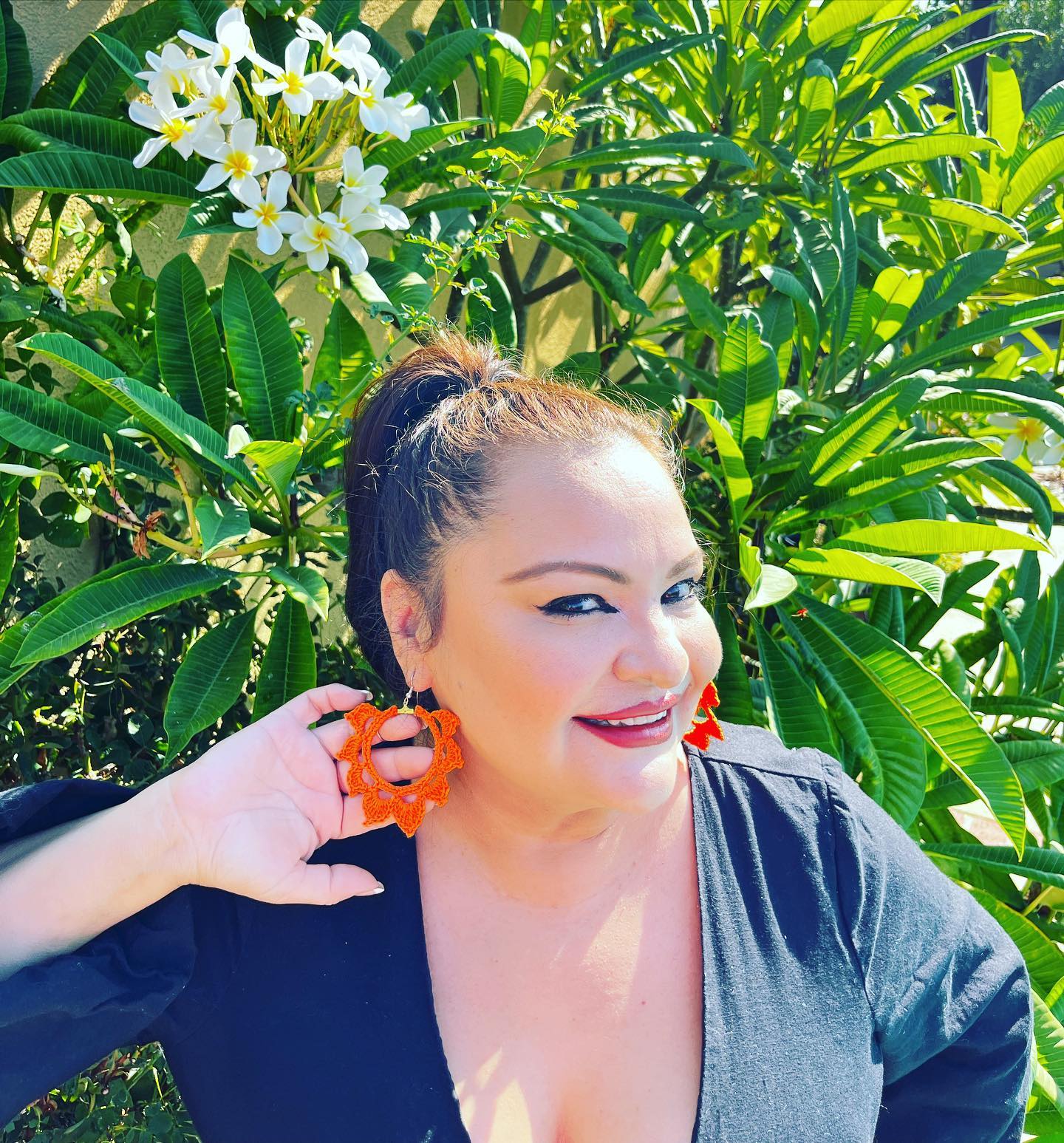 Star Crocheted Earrings
