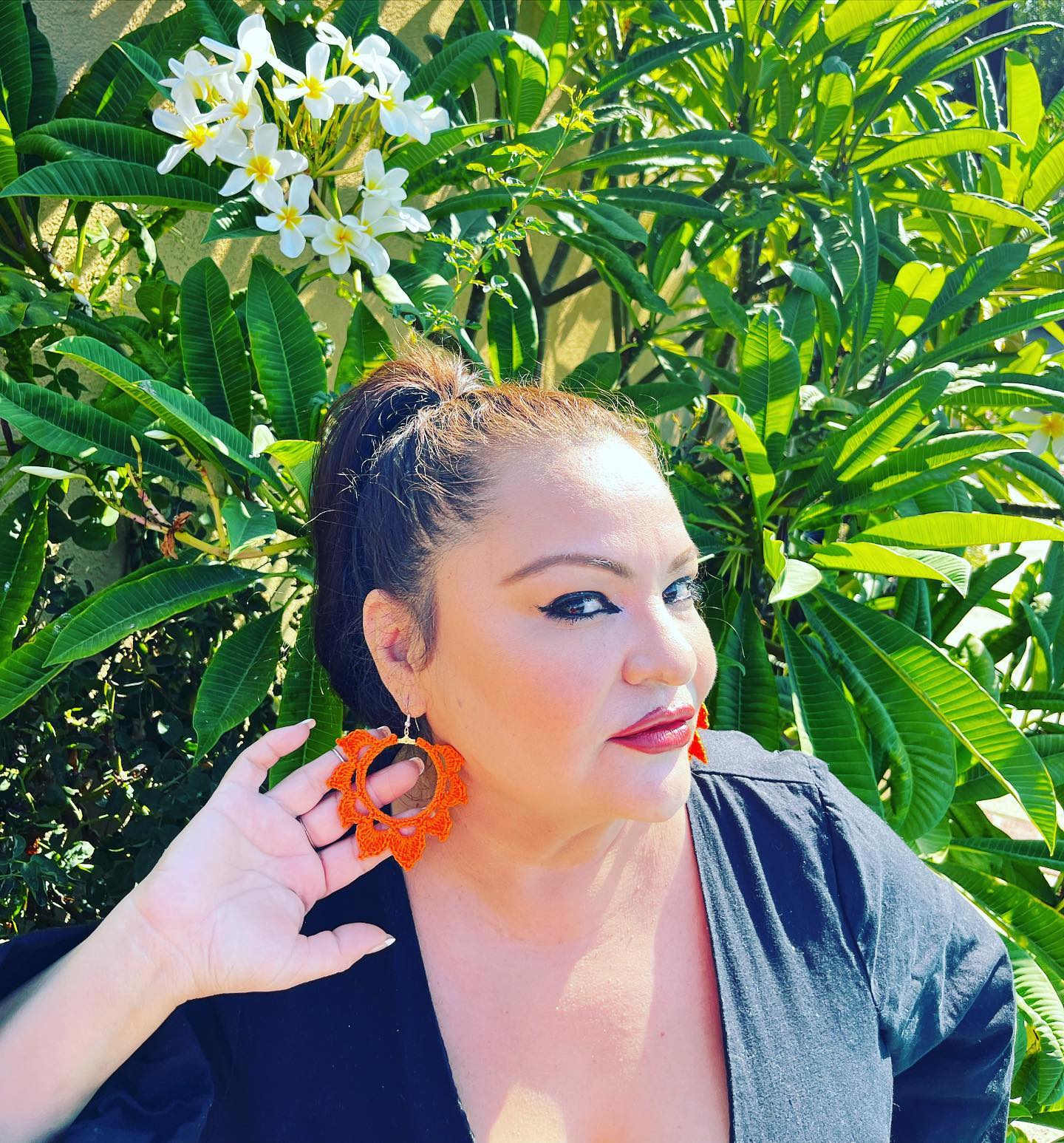 Star Crocheted Earrings