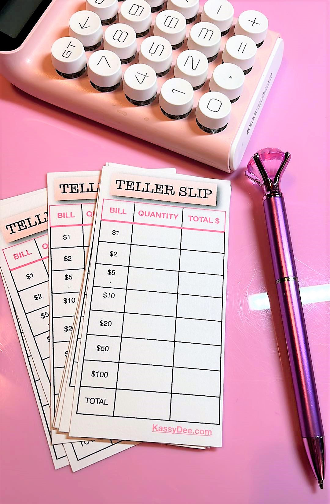 Teller Slips A6