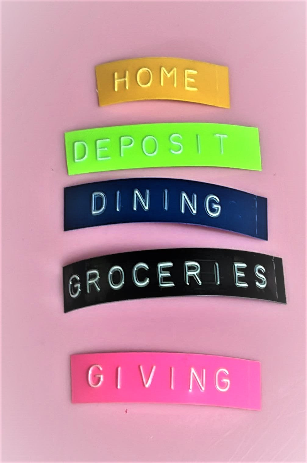 LABELS for Cash Envelopes