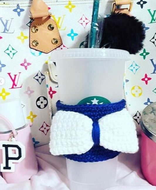 Coffee Cup Crochet Knitted Cozy