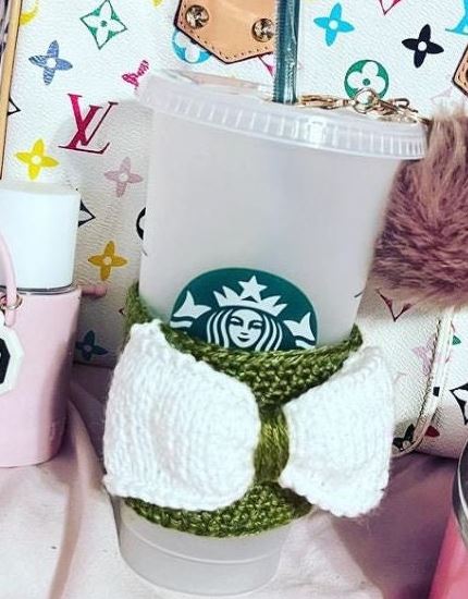 Coffee Cup Crochet Knitted Cozy