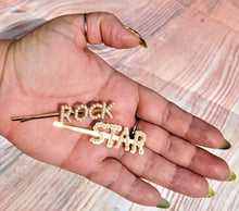 Load image into Gallery viewer, Rock &amp; Star Pearl Hair Clips
