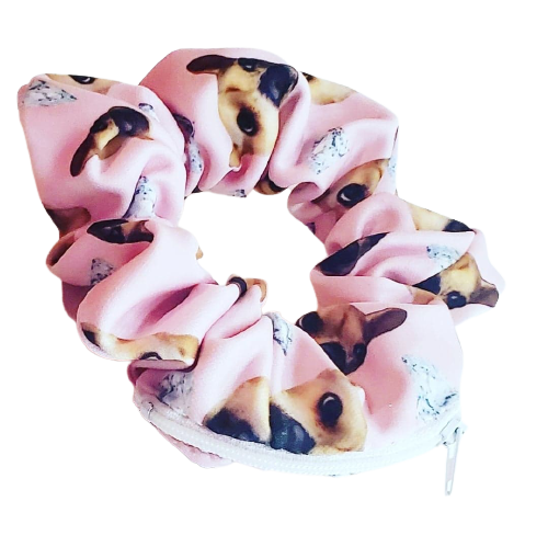 CUSTOM SCRUNCHY WITH ZIPPER TALL