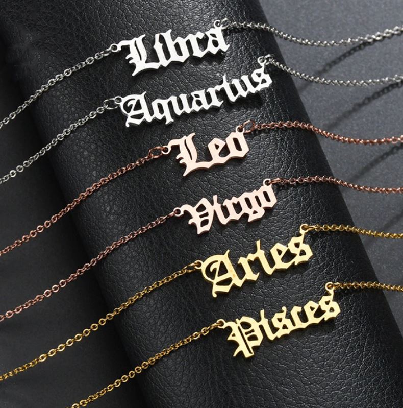 Horoscope Zodiac Necklace