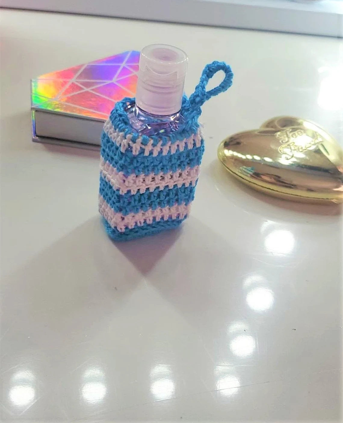 Crochet Hand Sanitizer Holder
