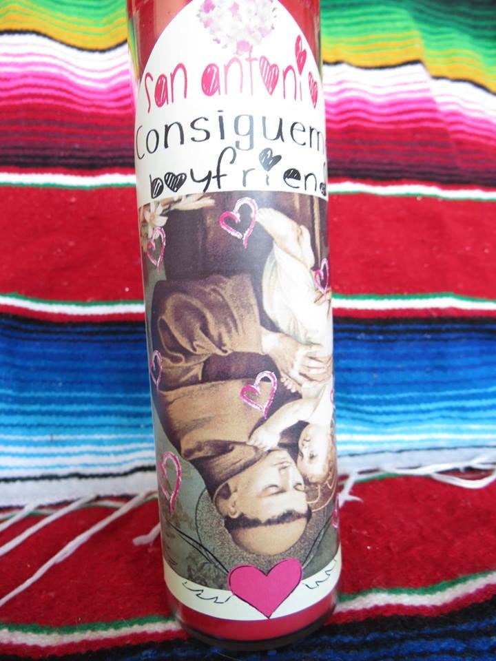 Vela SAN ANTONIO Find me a Boyfriend Candle