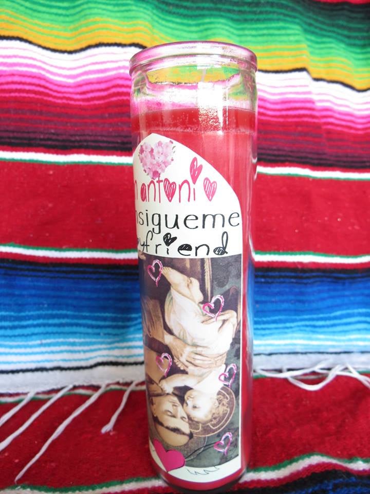 Vela SAN ANTONIO Find me a Boyfriend Candle